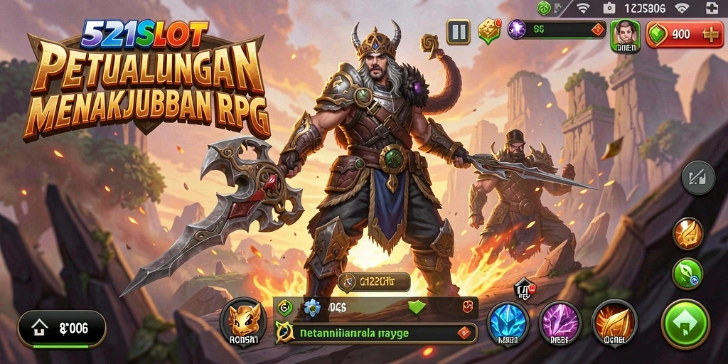 Tampilan menakjubkan dari gameplay RPG dalam 531SLOT.