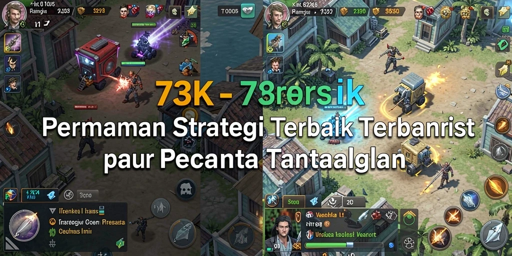 Tampilan gameplay 73K yang intens dan strategis.
