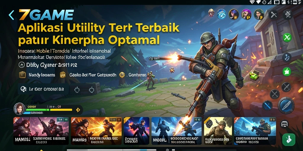 Tampilan antarmuka 7GAME yang intuitif dan efisien.