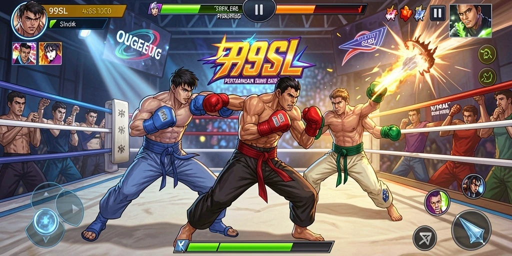 Gameplay seru dalam pertarungan epik 99SL.