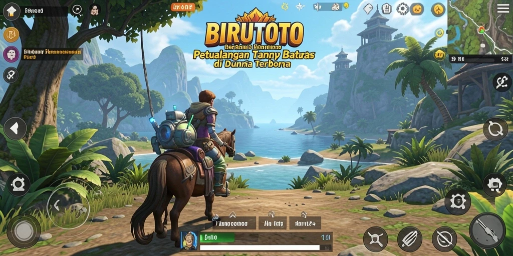Gameplay <strong>BIRUTOTO</strong> dengan kebebasan penuh menjelajahi dunia terbuka.