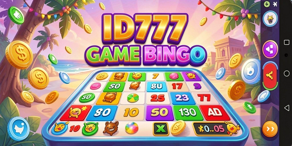 Tampilan gameplay Bingo yang seru di ID777.