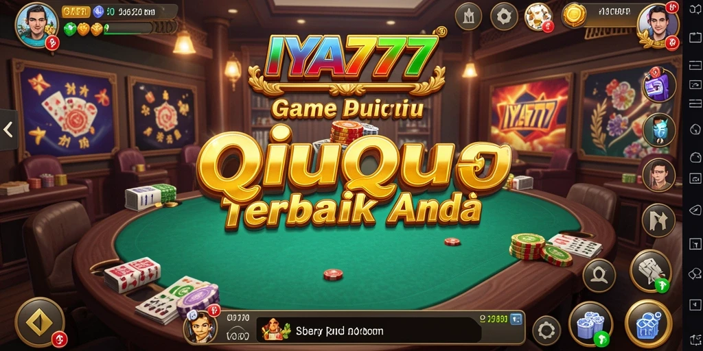Tampilan menarik dari gameplay QiuQiu di IYA777.