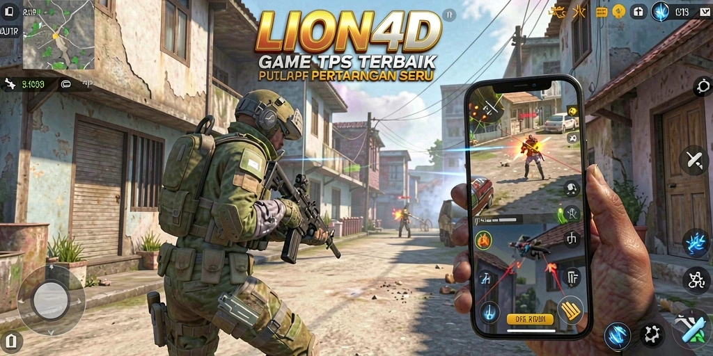 Tampilan gameplay LION4D yang penuh aksi dan strategi.