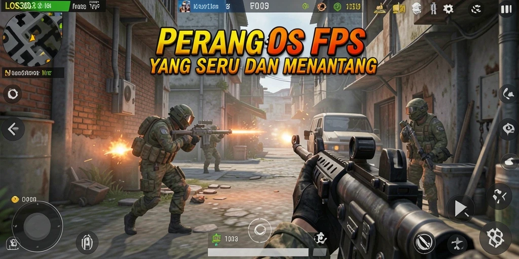 Tampilan gameplay seru dari LOS303 saat pertempuran berlangsung.