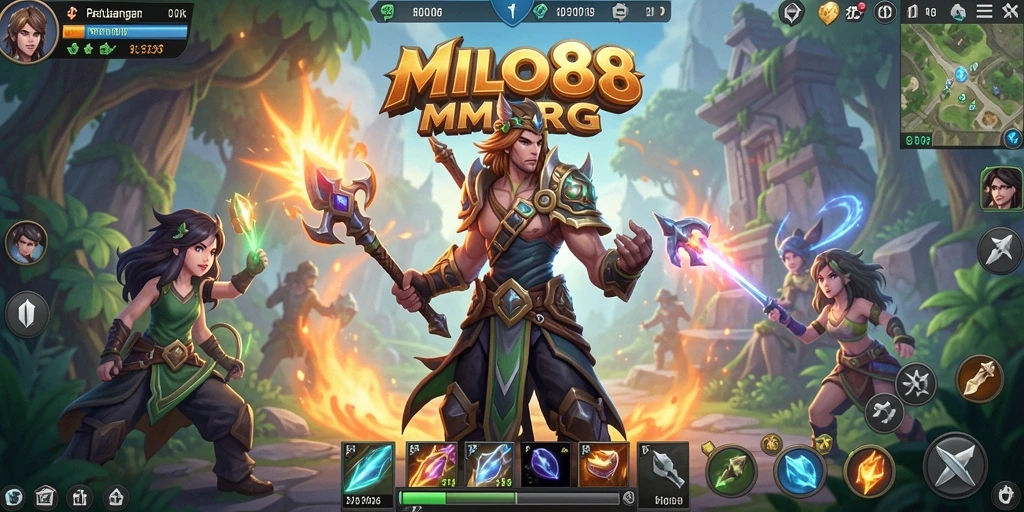 Tampilan gameplay yang menegangkan dan mendebarkan di MILO88.