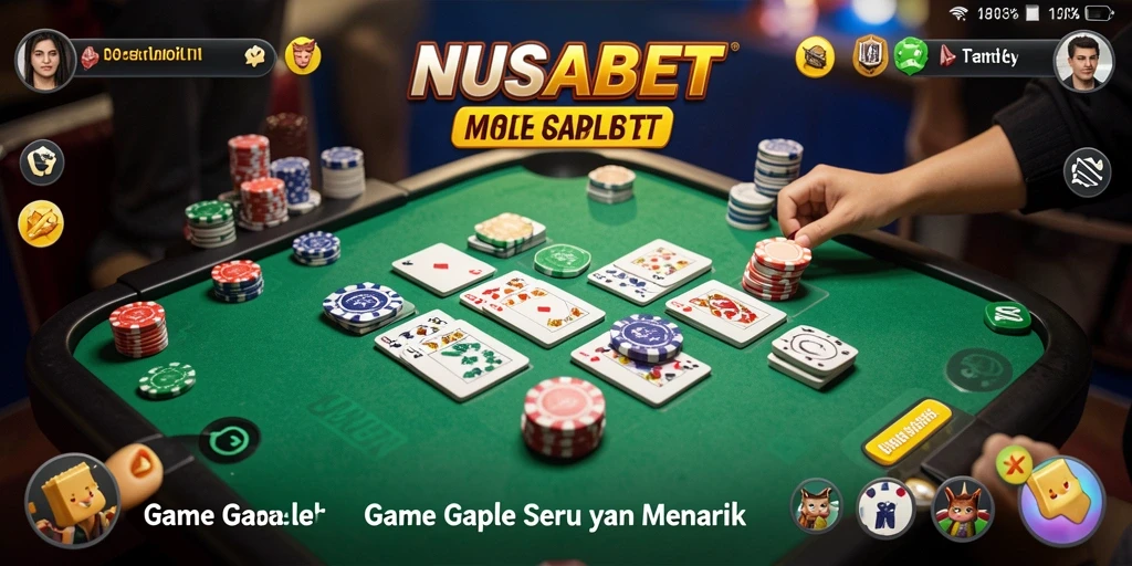Tampilan gameplay seru dalam NUSABET yang penuh tantangan.