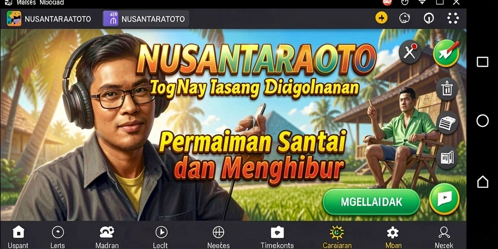 Tampilan menarik gameplay NUSANTARATOTO yang seru.