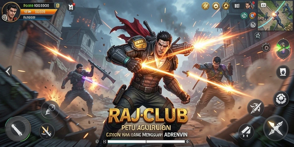 Tampilan game RAJACLUB dengan aksi seru yang menegangkan.