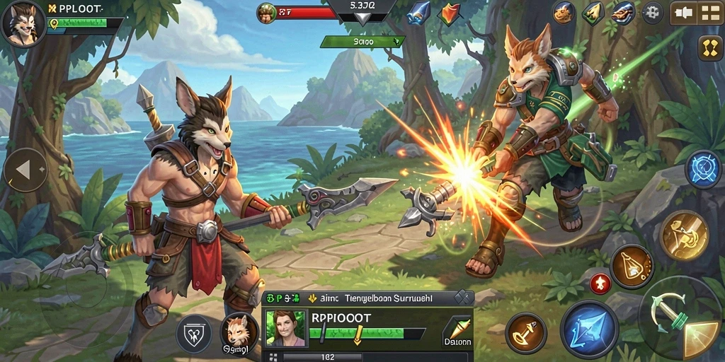 Tampilan gameplay RPLOOT yang menarik dan interaktif.