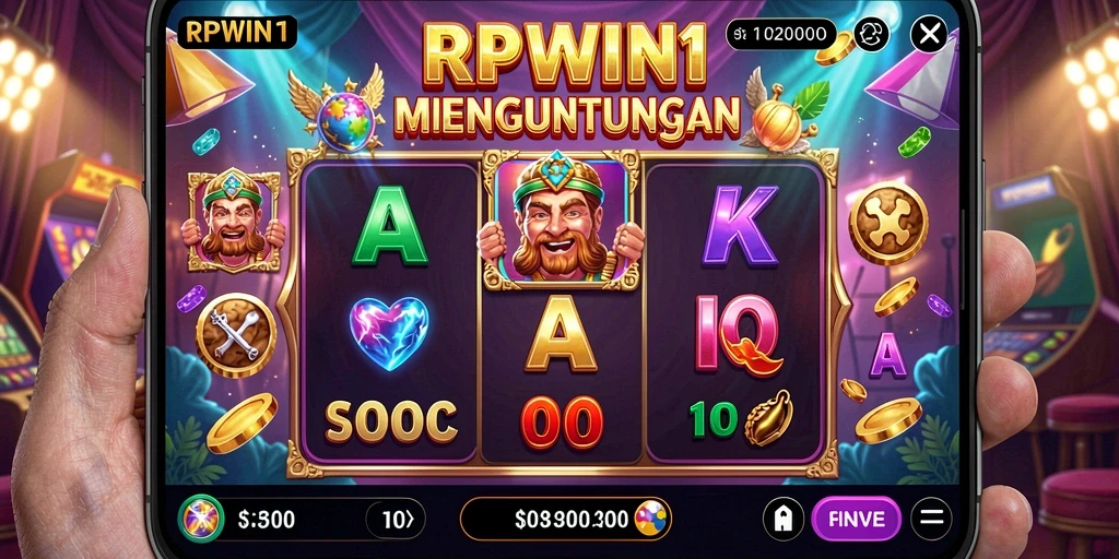 Tampilan menarik dari gameplay Slot RPWIN1 yang memukau.