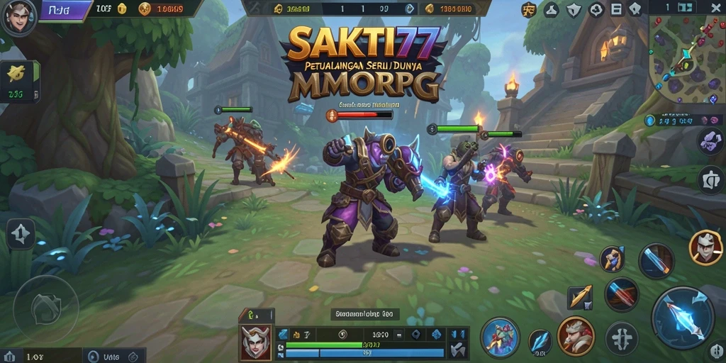 Menampilkan petualangan epik dalam dunia SAKTI77 MMORPG.