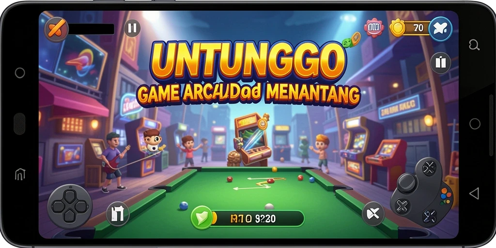Tampilan gameplay seru dari UNTUNGGO yang menantang.