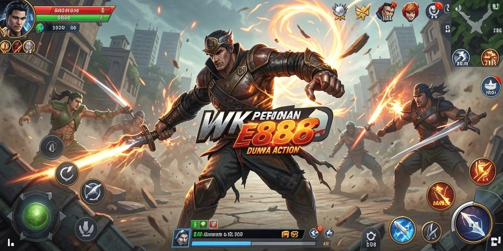 Tampilan gameplay WK888 yang menegangkan dan menarik.